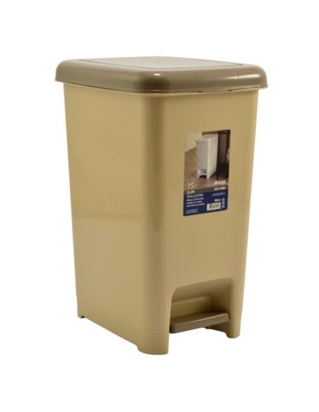 Kosz na śmieci z pedałem 15L Slim 042 mix