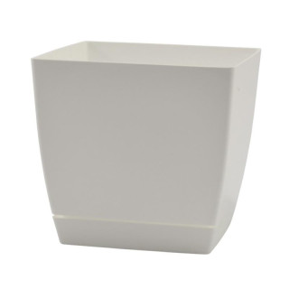 Doniczka Coubi 15cm biały DUKP155 kwadrat