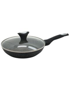 Patelnia 30cm z pokrywką z/p IND Klausberg KB-7192