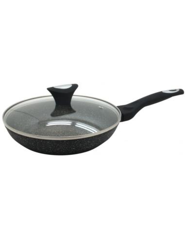 Patelnia 30cm z pokrywką z/p IND Klausberg KB-7192