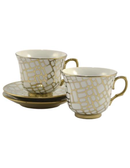 Filiżanki ze spodkami 2 sztuki 230ml GP-204