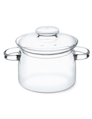 Garnek 1,0L szklany żaroodporny +pokrywka Simax Nyko 6053/0000