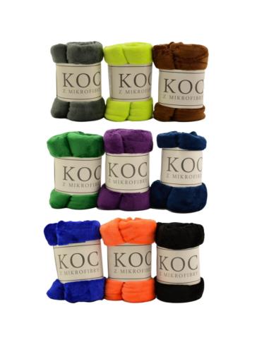 Koc 160x200cm mikrofibra 018577 mix