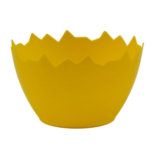 Doniczka Skorupka 9x15cm żółta osłonka