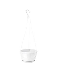 Doniczka wisząca Europa 19cm h:13cm biała 0502