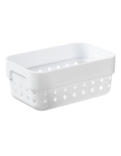 Koszyk-organizer plastikowy Seoul 11,8x7,8x5 biały