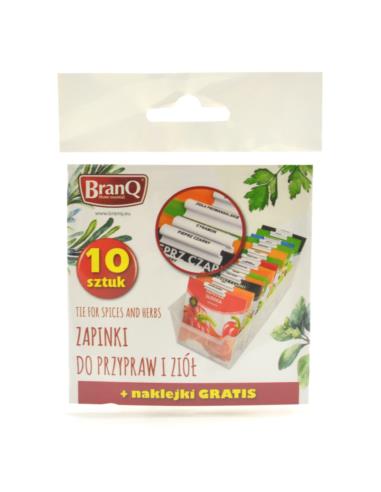 Zapinki do przypraw i ziół 10szt 1645 Mix