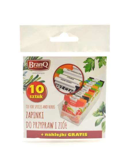 Zapinki do przypraw i ziół 10szt 1645 Mix