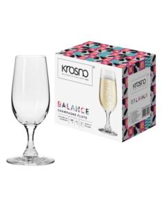 Kieliszki do szampana 180ml 6szt Krosno Balance