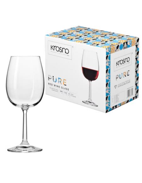 Kieliszki do wina 390ml 6szt Krosno Pure