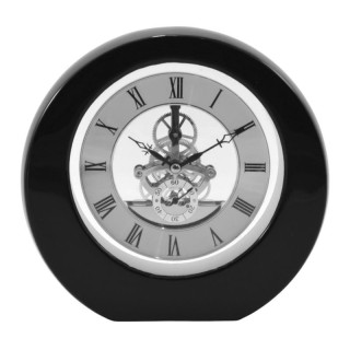 Zegar kominkowy czarny 19x20x6cm PC-041