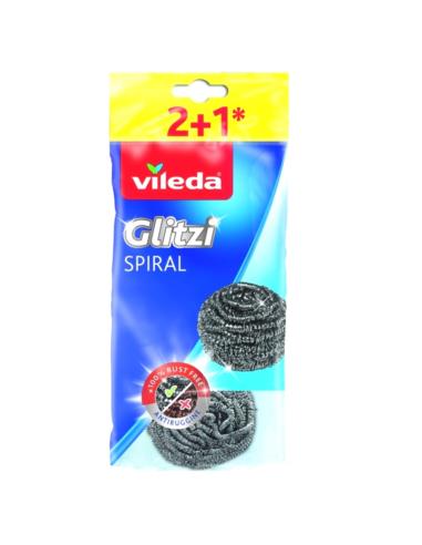 Zmywaki Vileda Glitzi Inox 2+1 spiralne