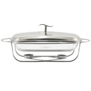 Brytfanna szklana z podgrzewaczem 2L Longa