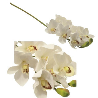 Kwiat sztuczny Storczyk 74cm biały 1169