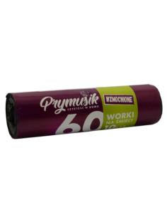 Worki na śmieci 60L 10szt czarne Prymusik