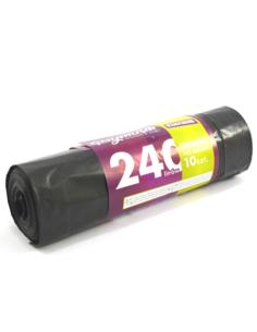 Worki na śmieci 240L 10szt czarne Prymusik