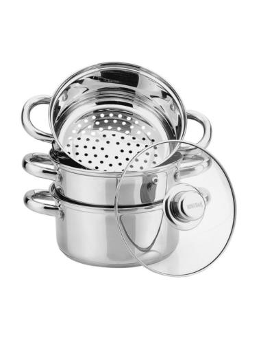 Garnek na parę 4 elementy 22cm 4L Kinghoff KH-3328