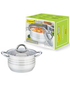 Garnek 22cm 5,1L z pokrywką Maestro MR 3513
