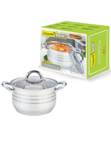 Garnek 22cm 5,1L z pokrywką Maestro MR 3513