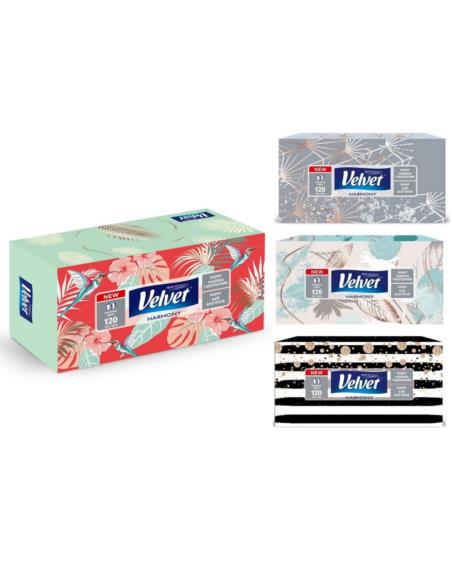 Chusteczki higieniczne Velvet Trendy kartonik A120
