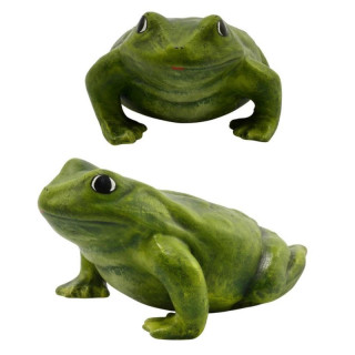 Figurka Żaba h:14cm ceramiczna 356