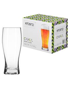 Szklanki do piwa 500ml 6szt Krosno Chill