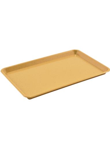 Taca plastikowa 30x19cm prostokątna beżowa