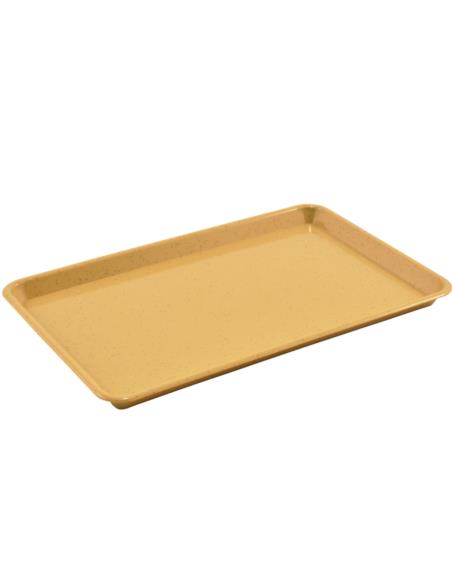 Taca plastikowa 30x19cm prostokątna beżowa