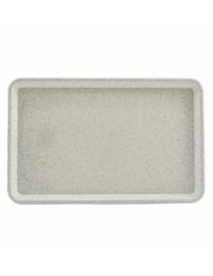 Taca plastikowa 30x19cm prostokątna marmurek