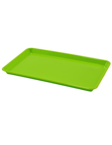 Taca plastikowa 30x19cm prostokątna zielona