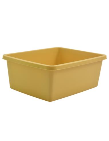 Miska plastikowa Classic  8L 36cm prostokątna beż
