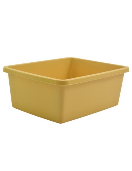Miska plastikowa Classic  8L 36cm prostokątna beż