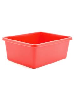 Miska plastikowa Classic  8L 36cm prostokątna czerwona