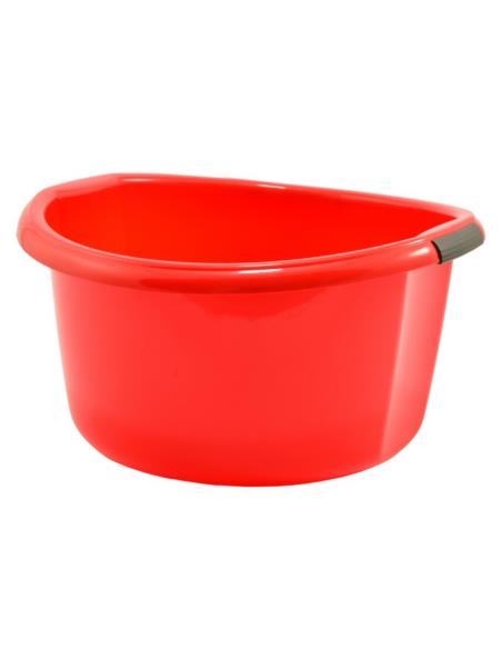 Miska plastikowa Solidna 15L czerwona