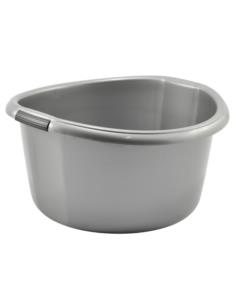 Miska plastikowa Solidna 20L srebrna