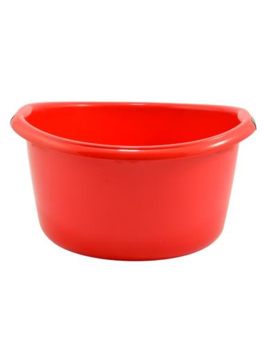 Miska plastikowa Solidna 25L czerwona