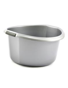 Miska plastikowa Solidna 25L srebrna