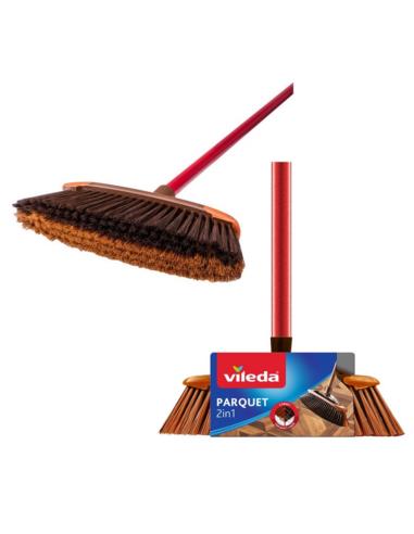 Szczotka +kij Vileda do parkietu 2w1