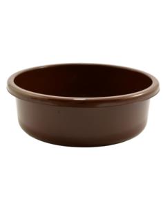 Miska plastikowa Classic 13,5L 41cm brązowa