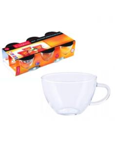 Filiżanki żaroodporne Termisil Classic 250ml 6szt+spodki