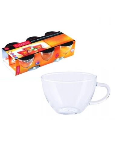 Filiżanki żaroodporne Termisil Classic 250ml 6szt+spodki