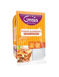 Foremki aluminiowe 3szt do pieczenia zapiekanka