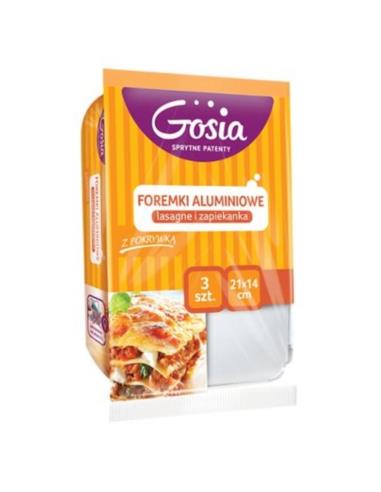 Foremki aluminiowe 3szt do pieczenia zapiekanka