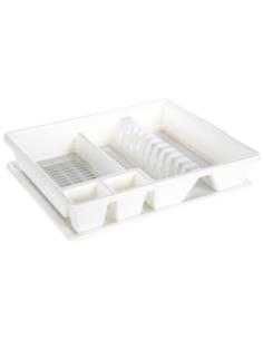 Suszarka do naczyń plastikowa Classic biały