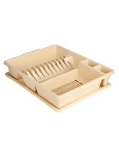 Suszarka do naczyń plastikowa Classic beżowa