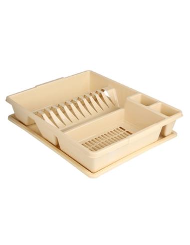 Suszarka do naczyń plastikowa Classic beżowa