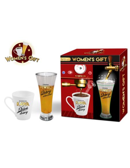 Kubek 300ml +szklanka 300ml Women`s Gift