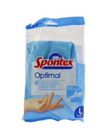 Rękawice domowe Spontex Optimal L