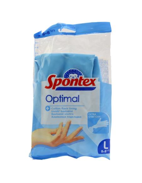 Rękawice domowe Spontex Optimal L