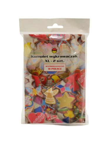 Wykrawaczki do ciastek 2szt XL mix